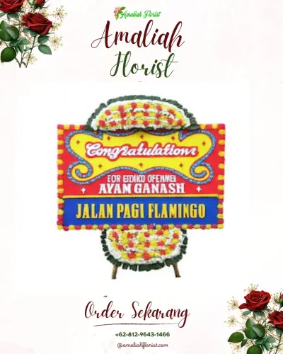 Bunga Papan Congratulation di Rontu